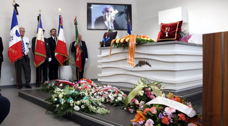 El funeral que s'ha celebrat a Tolosa de Llenguadoc. ACN