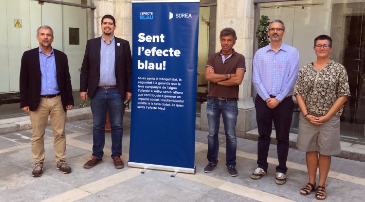 Autoritats que han assistit a la presentació de 'Mou-te pel mar!'. ACN