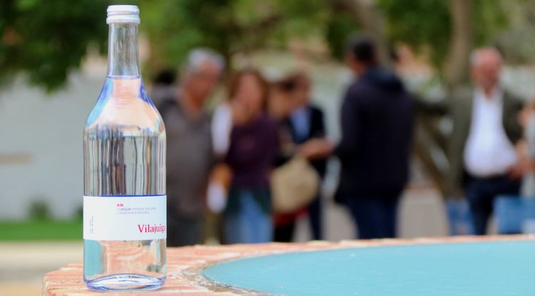Una ampolla d'Aigua de Vilajuïga. ACN