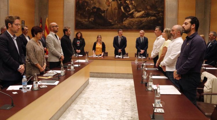 Un moment del ple extraordinari de la Diputació de Girona. ACN