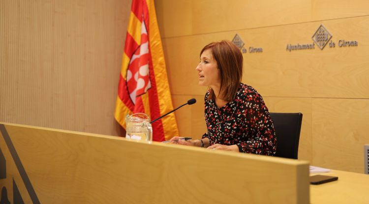 La tinenta d'alcaldia d'Hisenda i Règim Interior de Girona, Maria Àngels Planas