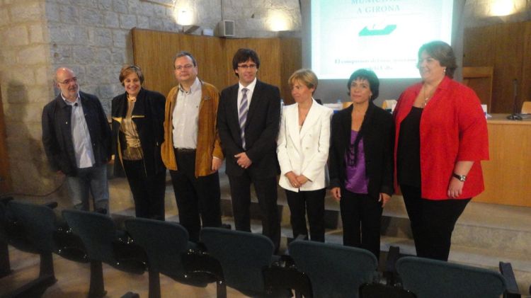 Els candidats han participat d'un debat aquest matí a la UdG © AG