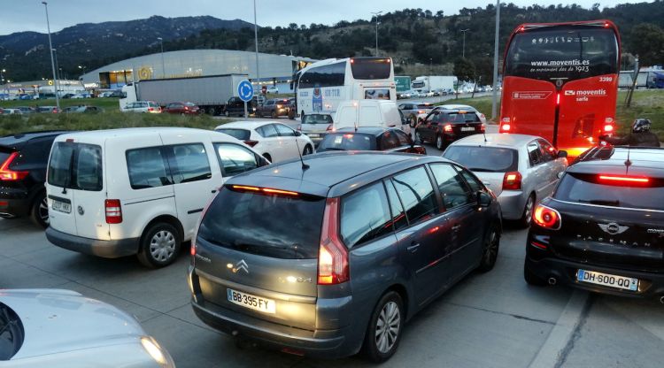 El col·lapse circulatori a la Jonquera. ACN