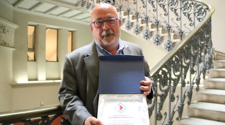 L'alcalde de Riudarenes, Jordi Gironès, en una fotografia del 2017. ACN