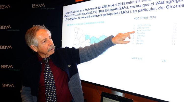 El catedràtic emèrit de la UAB i autor de l'estudi, Josep Oliver. ACN