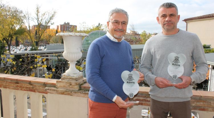 Ferran Pedró i Marc Parals, aquest matí al König Nord