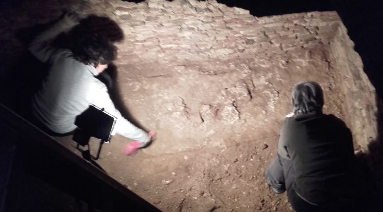 Les excavacions que s'han fet aquesta setmana a l'antic convent de Castelló d'Empúries
