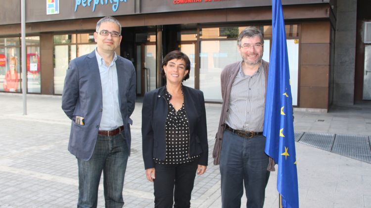 Blanca Palmada, durant la presentació de les propostes del partit per impulsar els vincles amb Europa © ACN