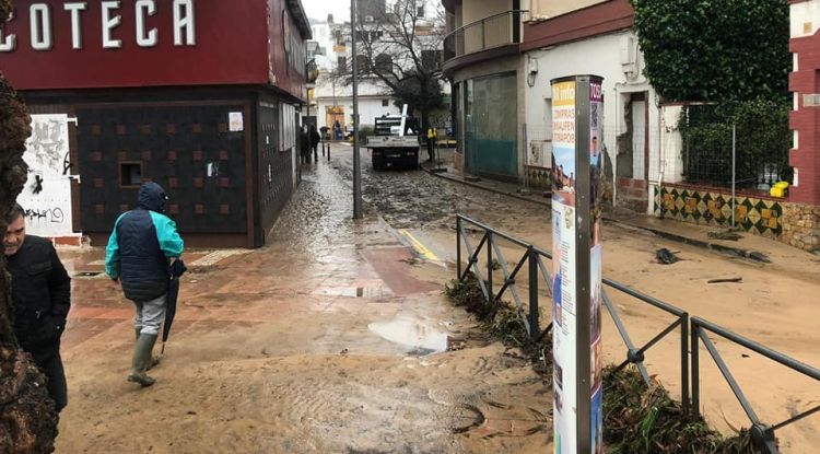 Tossa durant el temporal el dimarts. Nani Puig Ruscalleda