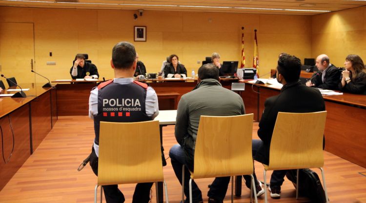 L'home acusat d'intentar matar els seus dos companys de pis a Santa Coloma de Farners. ACN