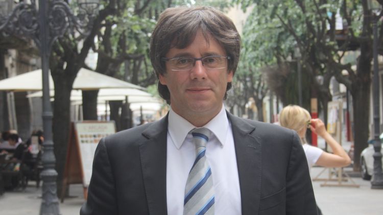 L'alcalde de Girona, Carles Puigdemont