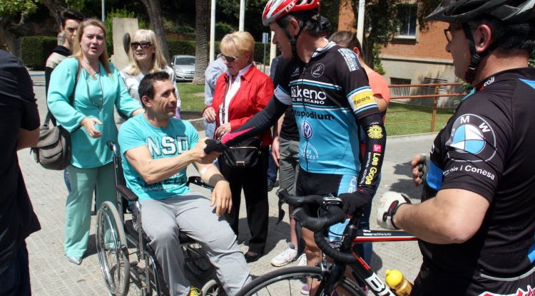 El ciclista atropellat, Josep Antoni Escuredo, ha rebut l'alta al Trueta després d'estar dos dies ingressat (arxiu). ACN