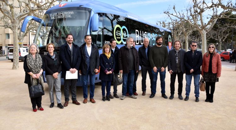 Presentació de la millora del servei de transport públic entre Sant Feliu de Guíxols i Girona
