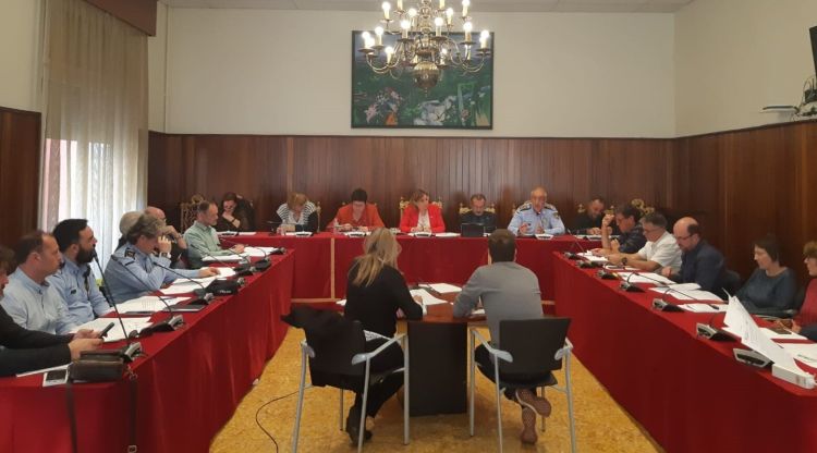 La reunió d'aquest migdia amb la Comissió Municipal de Protecció Civil per decidir les mesures a Figueres