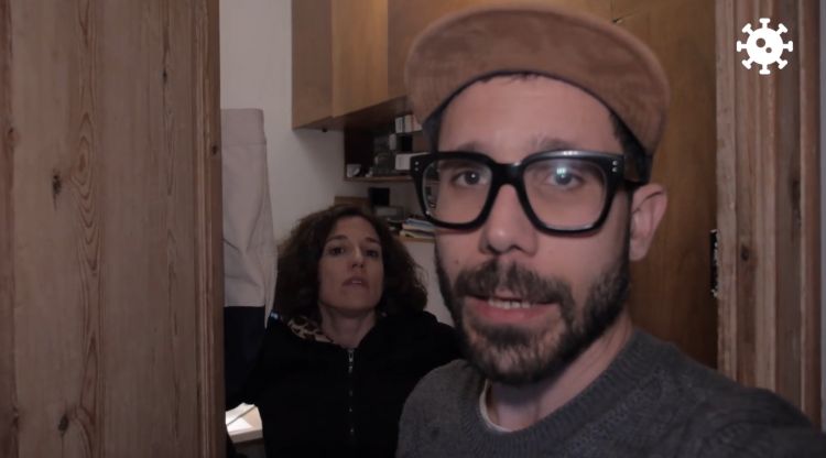 Ester Bertran i Aleix Cabarrocas en el vídeo que han publicat