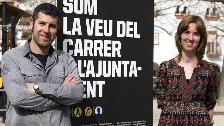 Jordi Navarro i Anna Pujolàs han presentat la proposta del XES © AG