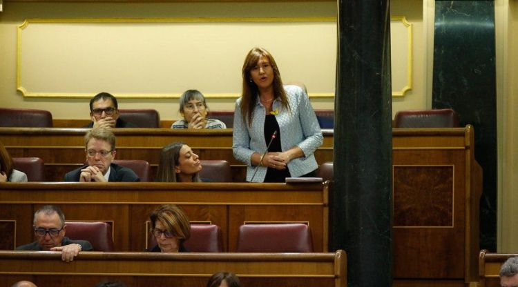 Portaveu de JxCat al Congrés, Laura Borràs, a la sessió de control a la cambra baixa (arxiu). ACN