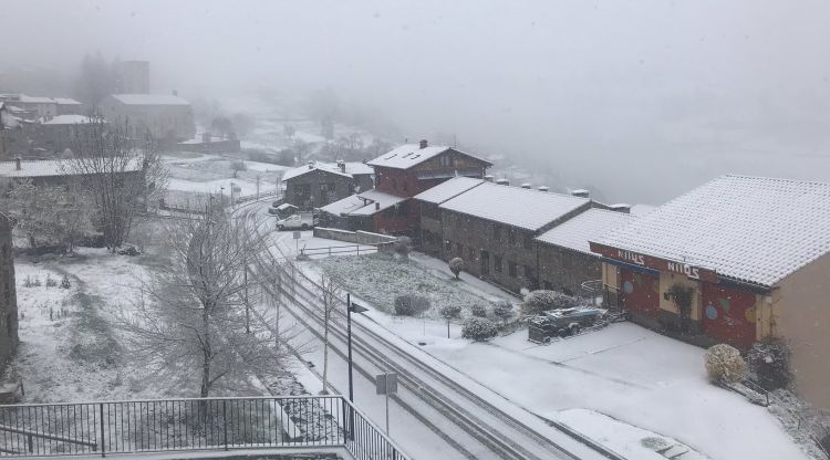 Municipi del Molló (Ripollès) en una nevada del passat mes de març. Pep Coma