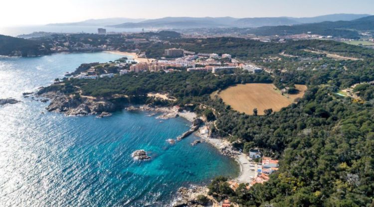 Vista aèria de la Platja de la Fosca de Palamós. ACN