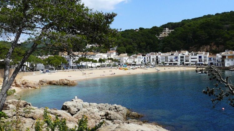 La cala Tamariu de Palafrugell, entre les guardonades © Turisme Palafrugell