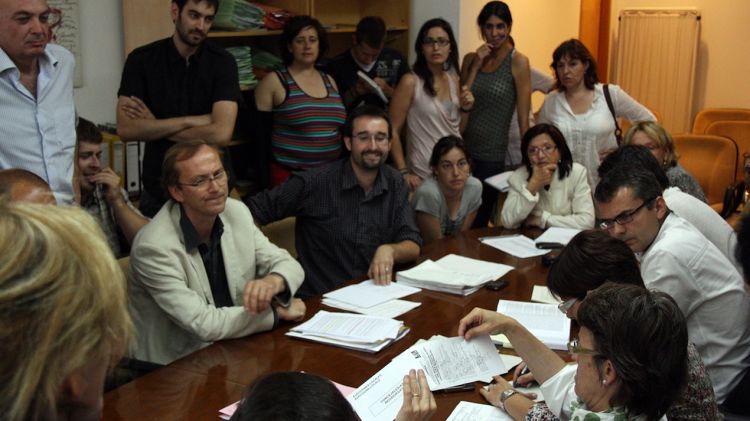 Recompte de vots que va tenir lloc l'endemà de les eleccions