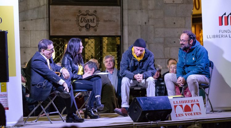 Presentació del llibre de Jaume Alonso-Cuevillas a Girona (arxiu). Rossend Gri Casas