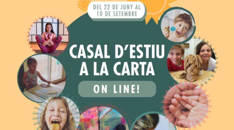 Imatge promocional del Casal d'Estiu proposat de l'Aula Espai d'Estudis