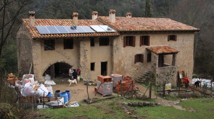 Exterior del refugi, aquesta setmana passada