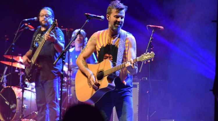 Pau Donés en un concert al Festival de la Porta Ferrada. ACN