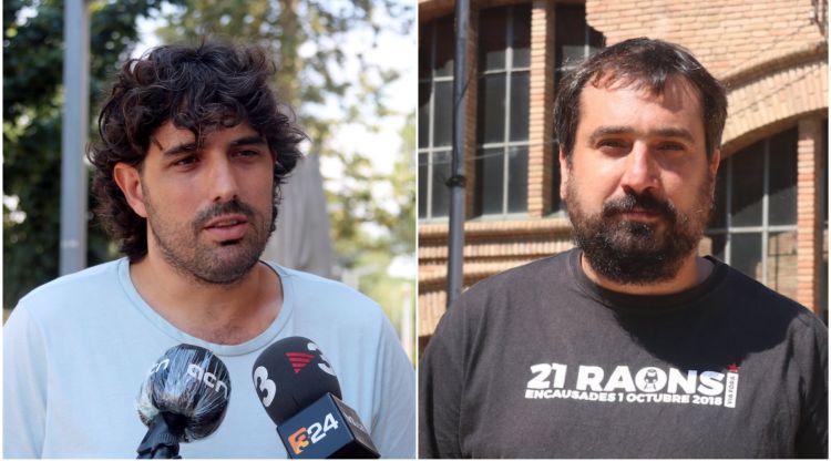 Ignasi Sabater i Dani Cornellà, avui. ACN