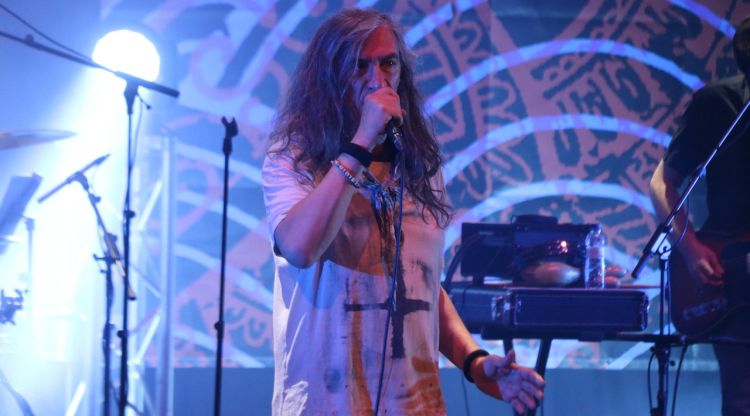 Gerard Quintana durant el concert d'aquest diumenge