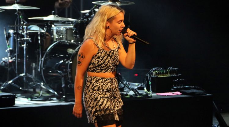 La Suu durant el seu concert a l'Auditori de Girona en el marc del Festival Strenes. ACN