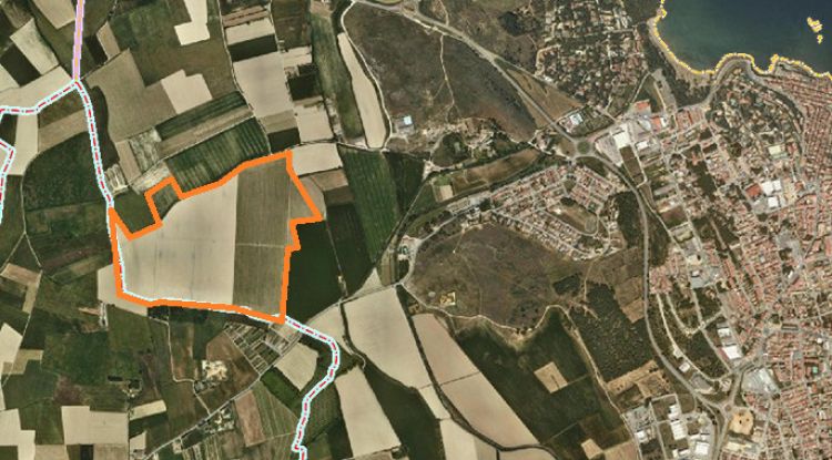 La zona on es projecta l'aeròdrom de l'Escala