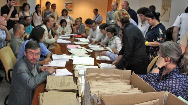 L'endemà de les eleccions es va procedir a un nou escrutini