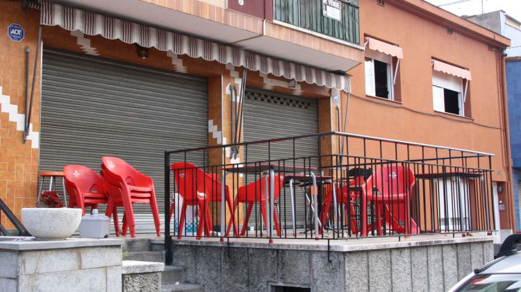 El bar Casa Pepe l'endemà del tiroteig