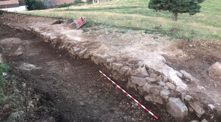 El mur del segle XV-XVII que ha aparegut