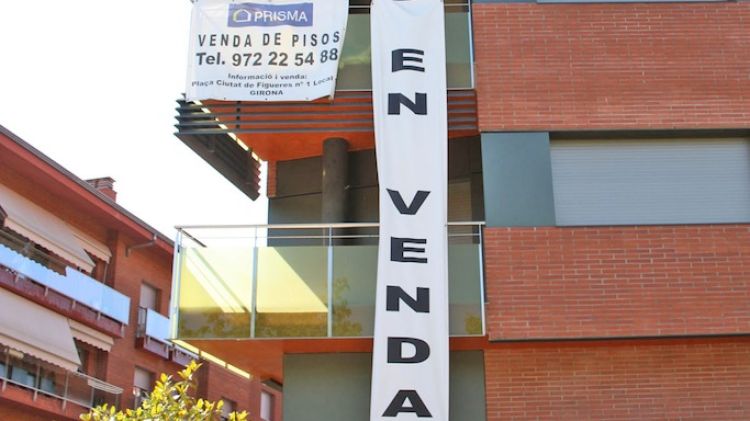 Un bloc de pisos en construcció a Girona © ACN