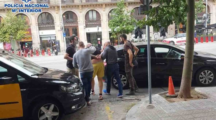 El moment de les detencions dels integrants de la banda