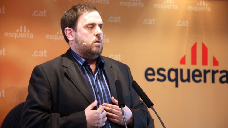 L'eurodiputat d'ERC, Oriol Junqueras © ACN