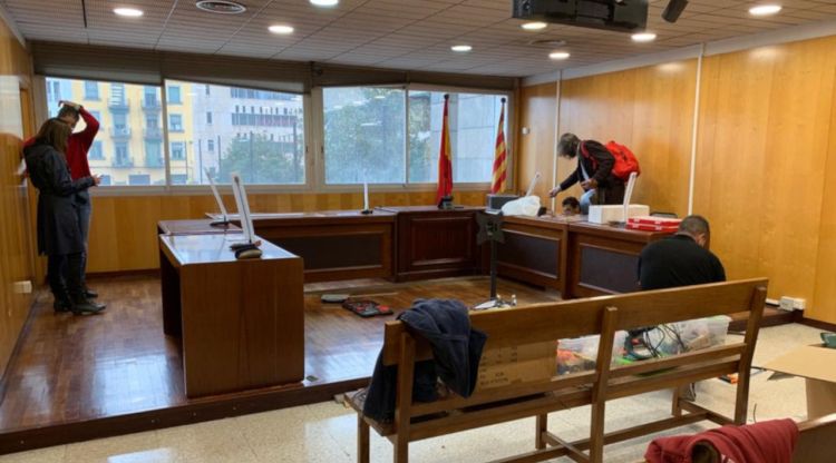 Una sala de vistes