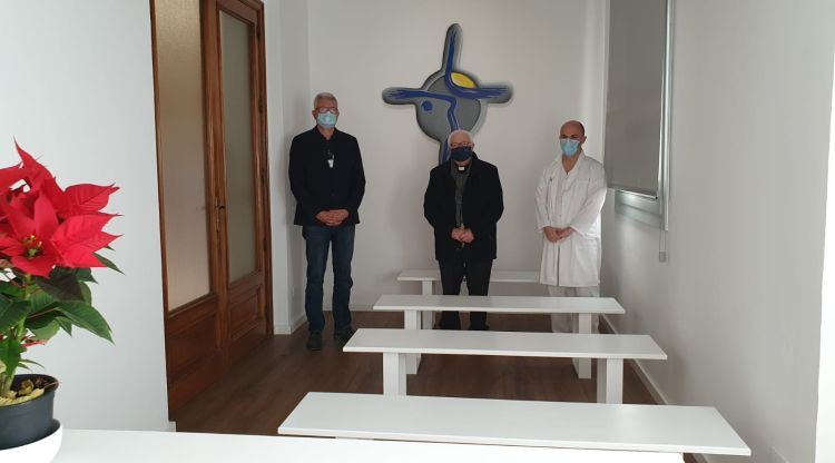 El nou espai de silenci que s'ha instal·lat a l'hospital Josep Trueta