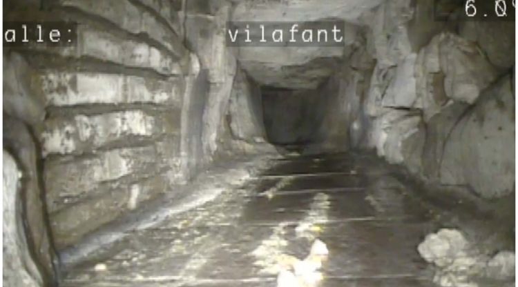 El tram de l'interior del carrer Vilafant de Figueres on s'actuarà