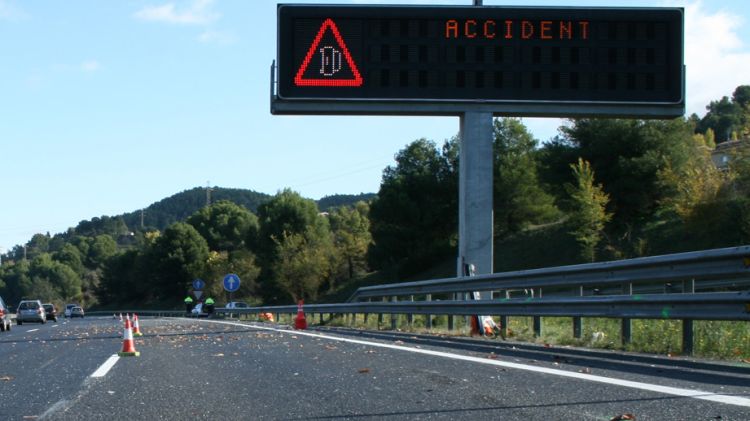 Imatge dels guarda-rails de l'AP-7 © ACN