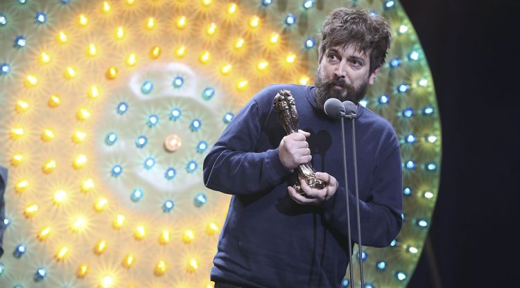 Pau Vallvé recullint el Premi Gaudí a la Millor música original l'any passat. ACN