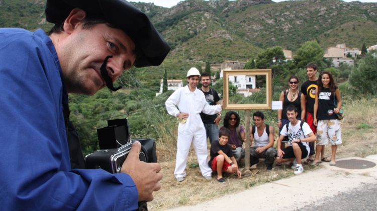 Performance d'aquest matí de Salvem l'Empordà © ACN