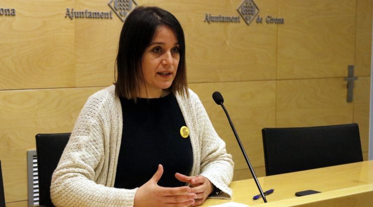 La regidora d'Habitatge de l'Ajuntament de Girona, Annabel Moya. ACN