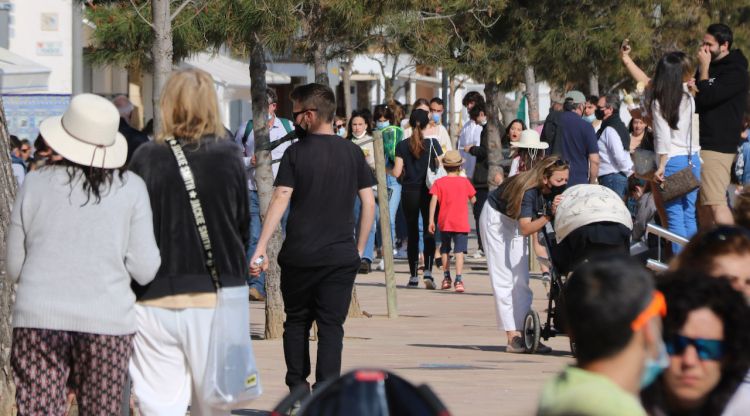 Pla general del Passeig del Canadell a Calella de Palafrugell. ACN