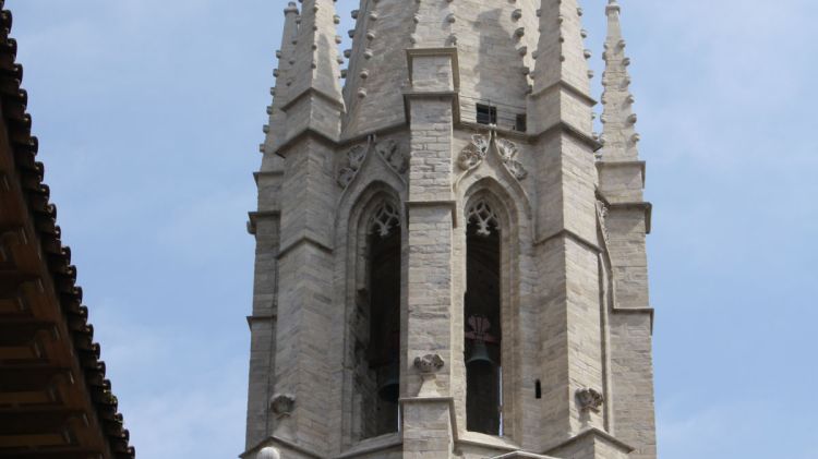 El campanar de Sant Feliu és una de les imatges més típiques de Girona © ACN