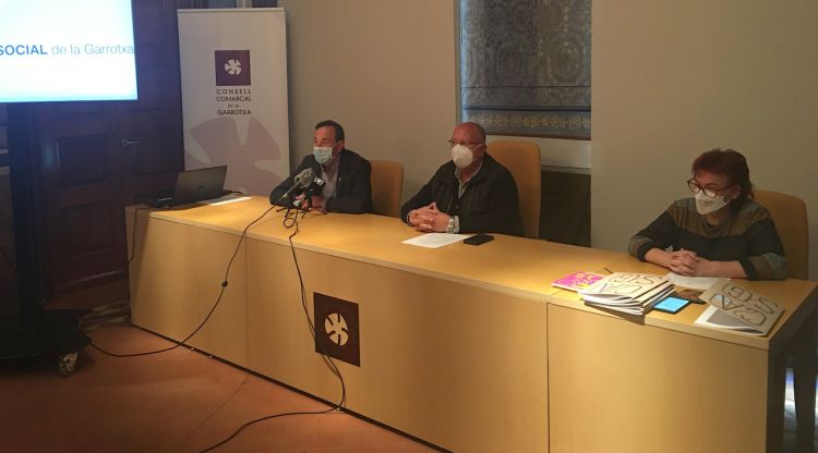 L'acte de presentació de la memòria del Consorci d'Acció Social de la Garrotxa