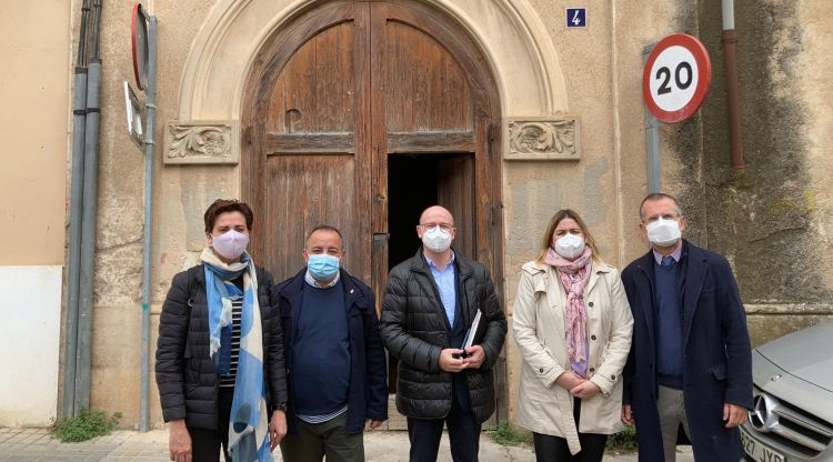 D'esquerra a dreta: Sònia Trilla, Jesús Quiroga, Xavier Amiel, Agnès Lladó i Pere Casellas, a la Sala Edison